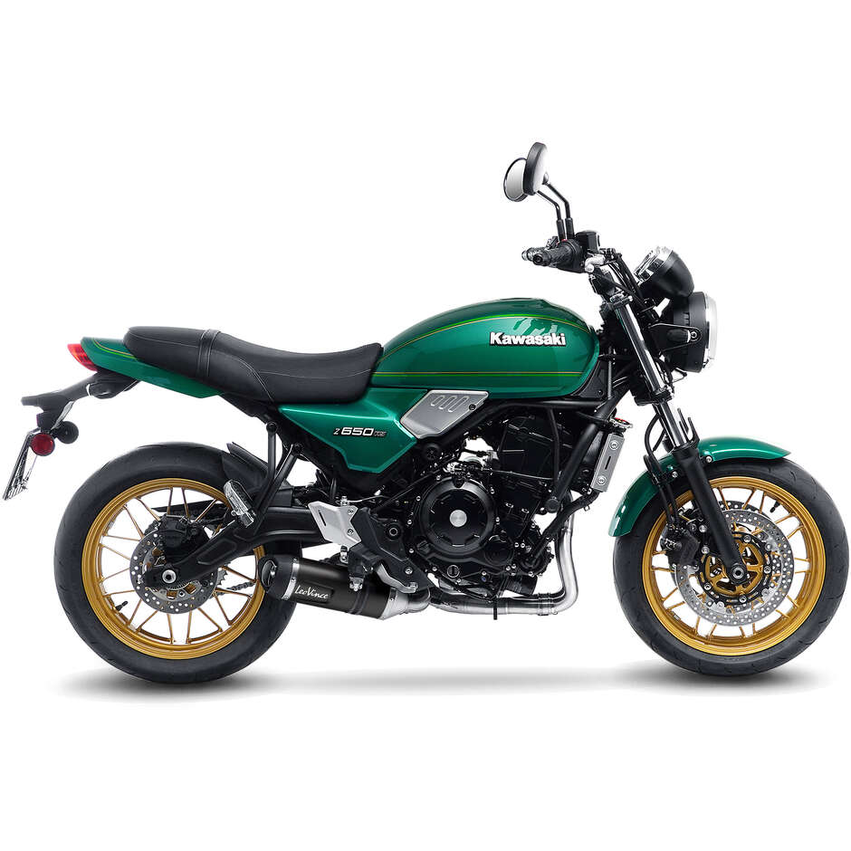 Leovince 14379EBKN LV ONE EVO BLACK EDITION Komplettauspuff speziell für KAWASAKI Ninja650 – Z650 (21-25); Z650RS (22-24); Versys650 (21-24)