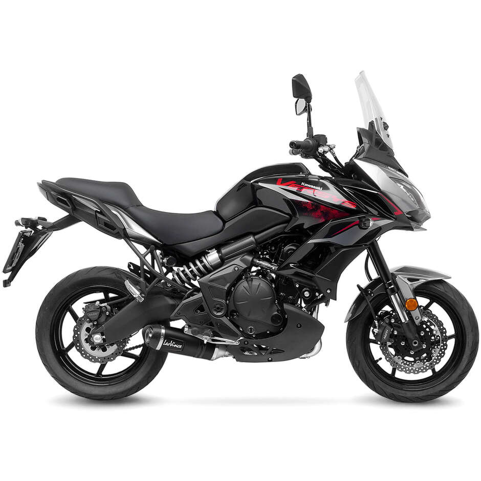 Leovince 14379EBKN LV ONE EVO BLACK EDITION Komplettauspuff speziell für KAWASAKI Ninja650 – Z650 (21-25); Z650RS (22-24); Versys650 (21-24)