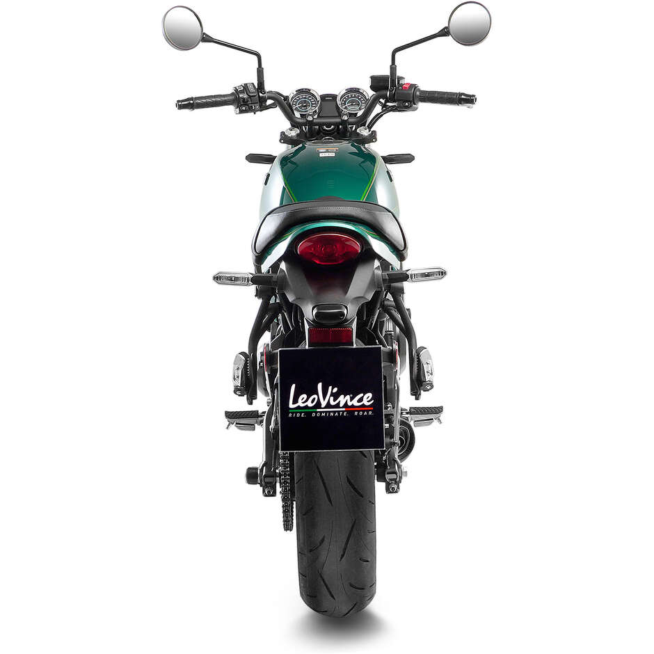 Leovince 14379EBKN LV ONE EVO BLACK EDITION Komplettauspuff speziell für KAWASAKI Ninja650 – Z650 (21-25); Z650RS (22-24); Versys650 (21-24)