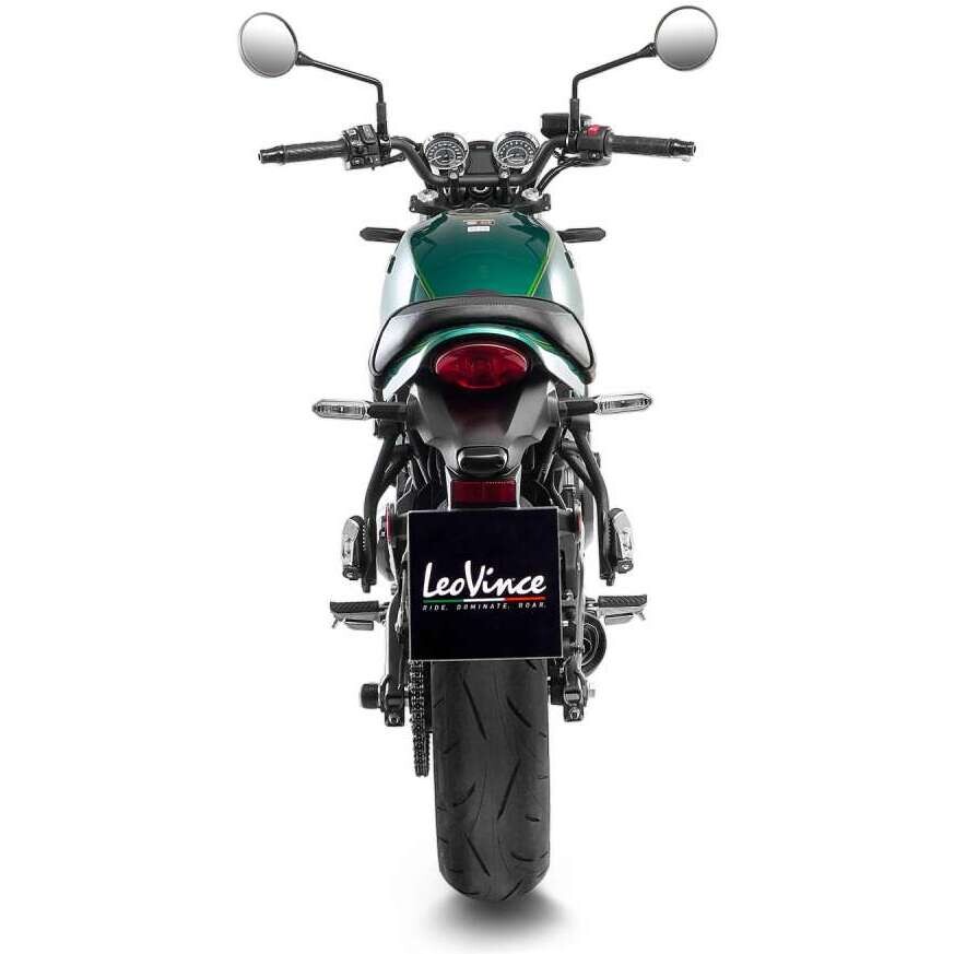 Leovince 14379EKN LV ONE EVO Full System Exhaust System Specific For KAWASAKI Ninja650 - Z650 (21-25); Z650RS (22-24); Versys650 (21-24)