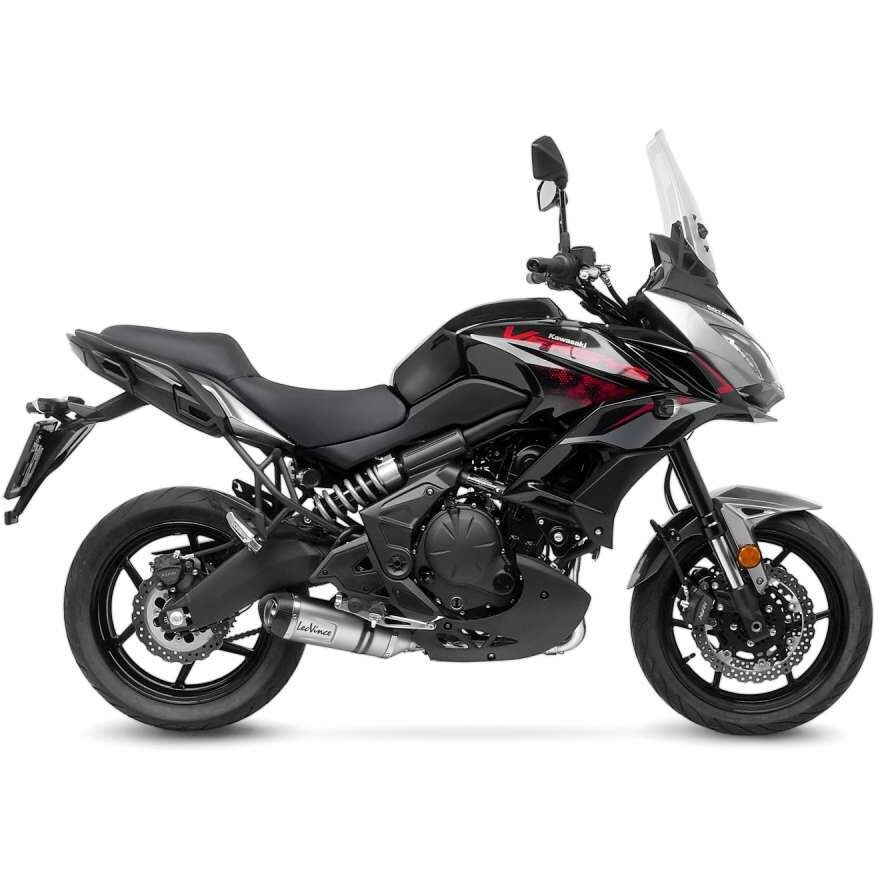 Leovince 14379EKN LV ONE EVO Full System Exhaust System Specific For KAWASAKI Ninja650 - Z650 (21-25); Z650RS (22-24); Versys650 (21-24)