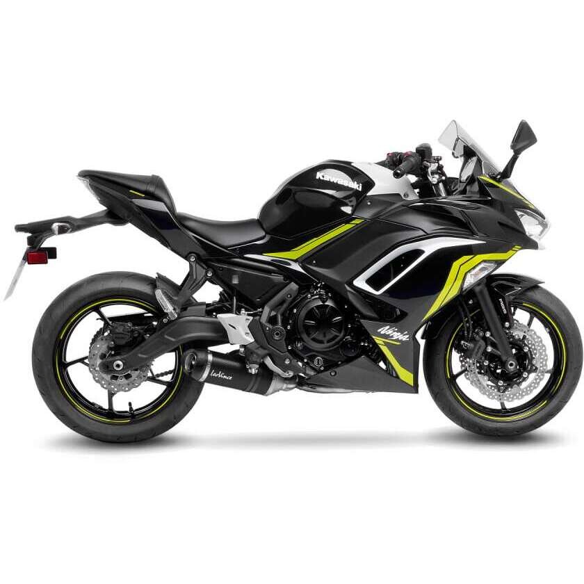 Leovince 14380EKN LV ONE EVO CARBON FIBER Full System Exhaust System Specific For KAWASAKI Ninja650 - Z650 (21-25); Z650RS (22-24); Versys650 (21-24)