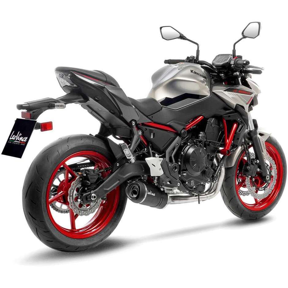 Leovince 14380EKN LV ONE EVO CARBON FIBER Full System Exhaust System Specific For KAWASAKI Ninja650 - Z650 (21-25); Z650RS (22-24); Versys650 (21-24)