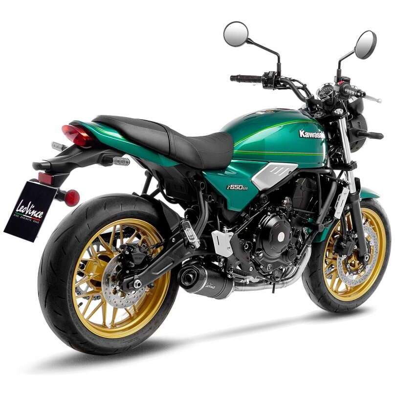 Leovince 14380EKN LV ONE EVO CARBON FIBER Full System Exhaust System Specific For KAWASAKI Ninja650 - Z650 (21-25); Z650RS (22-24); Versys650 (21-24)