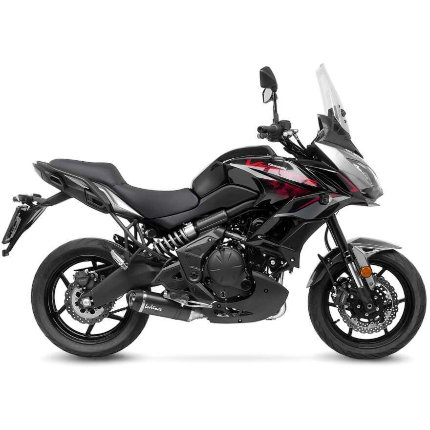 Leovince 14380EKN LV ONE EVO CARBON FIBER Full System Exhaust System Specific For KAWASAKI Ninja650 - Z650 (21-25); Z650RS (22-24); Versys650 (21-24)