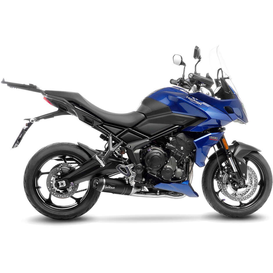 Leovince 14385EBK LV ONE EVO BLACK EDITION Full System Exhaust System Specific For TRIUMPH Tiger Sport660 (22-24); Trident660 (21-24)