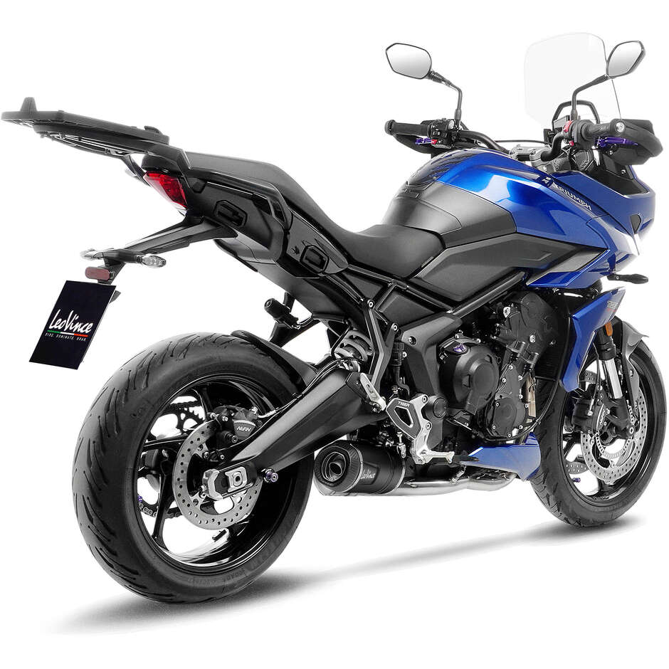 Leovince 14385EBK LV ONE EVO BLACK EDITION Full System Exhaust System Specific For TRIUMPH Tiger Sport660 (22-24); Trident660 (21-24)