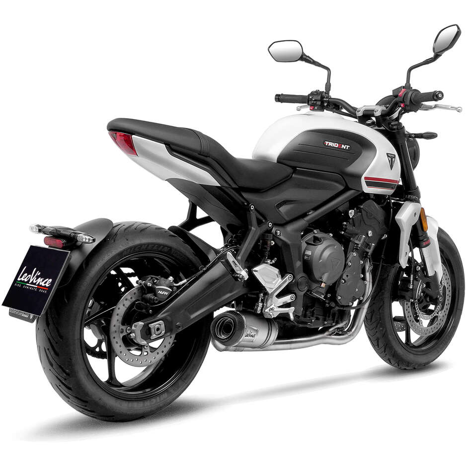 Leovince 14385EK LV ONE EVO Full System Exhaust System Specific For TRIUMPH Tiger Sport660 (22-24); Trident660 (21-24)