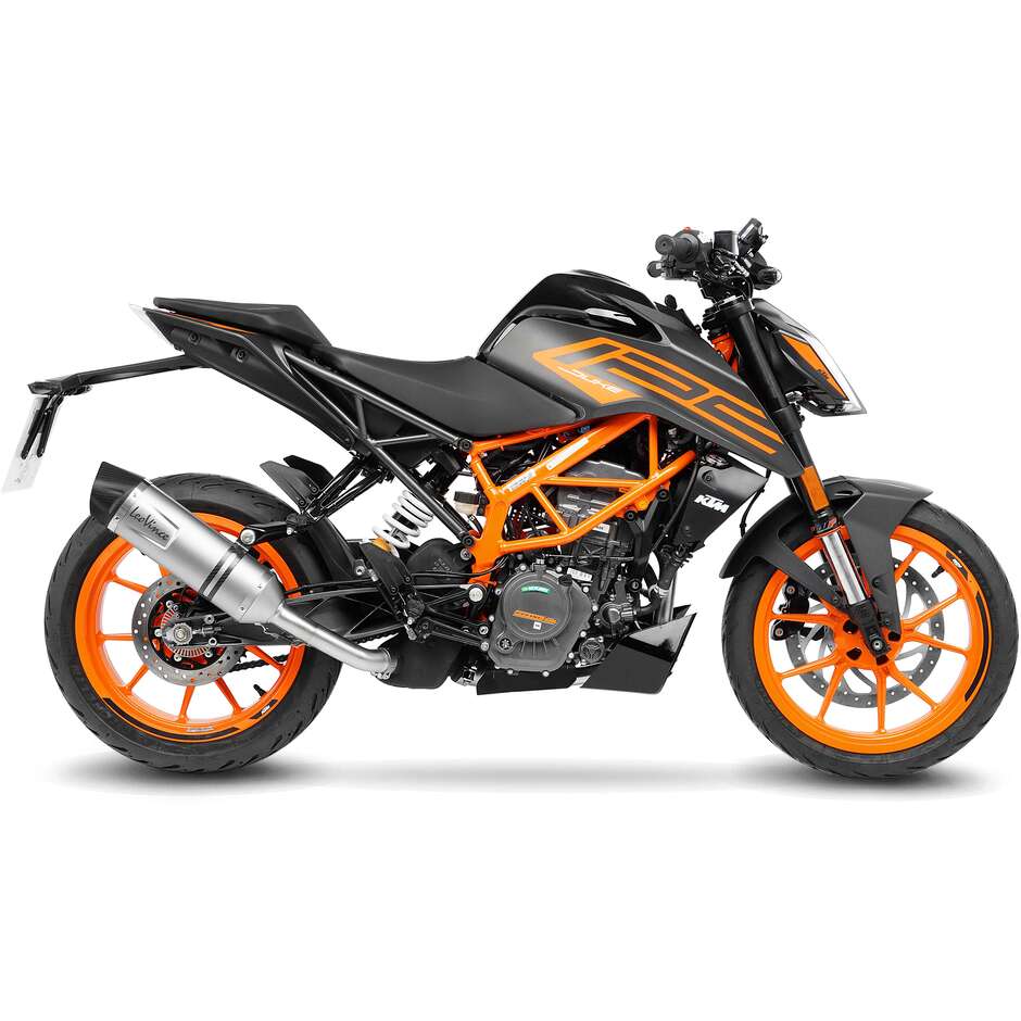 Leovince 14393E LV ONE EVO Slip-On Exhaust Specific For KTM Duke125/390 (21-23)