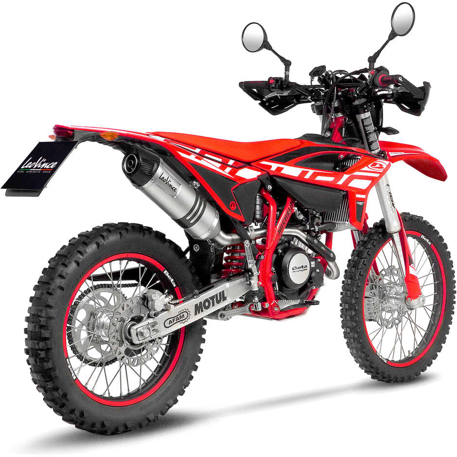 Leovince 14401E LV ONE EVO Slip-On Exhaust Specific for BETA RR 4T 125 LC/RR Motard 4T 125 LC (21-24)