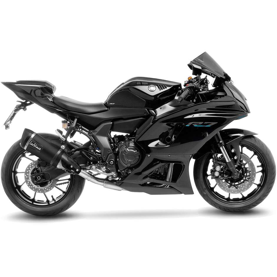 Leovince 14405SBU FACTORY S BLACK EDITION Full System Exhaust Specific For YAMAHA YZF-R7 (21-24)
