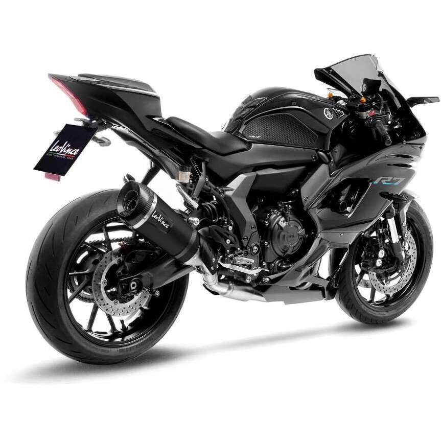 Leovince 14405SBU FACTORY S BLACK EDITION Full System Exhaust Specific For YAMAHA YZF-R7 (21-24)