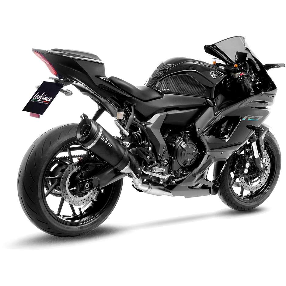 Leovince 14406SU FACTORY S CARBON FIBER Full System Exhaust System Specific For YAMAHA YZF-R7 (21-24)
