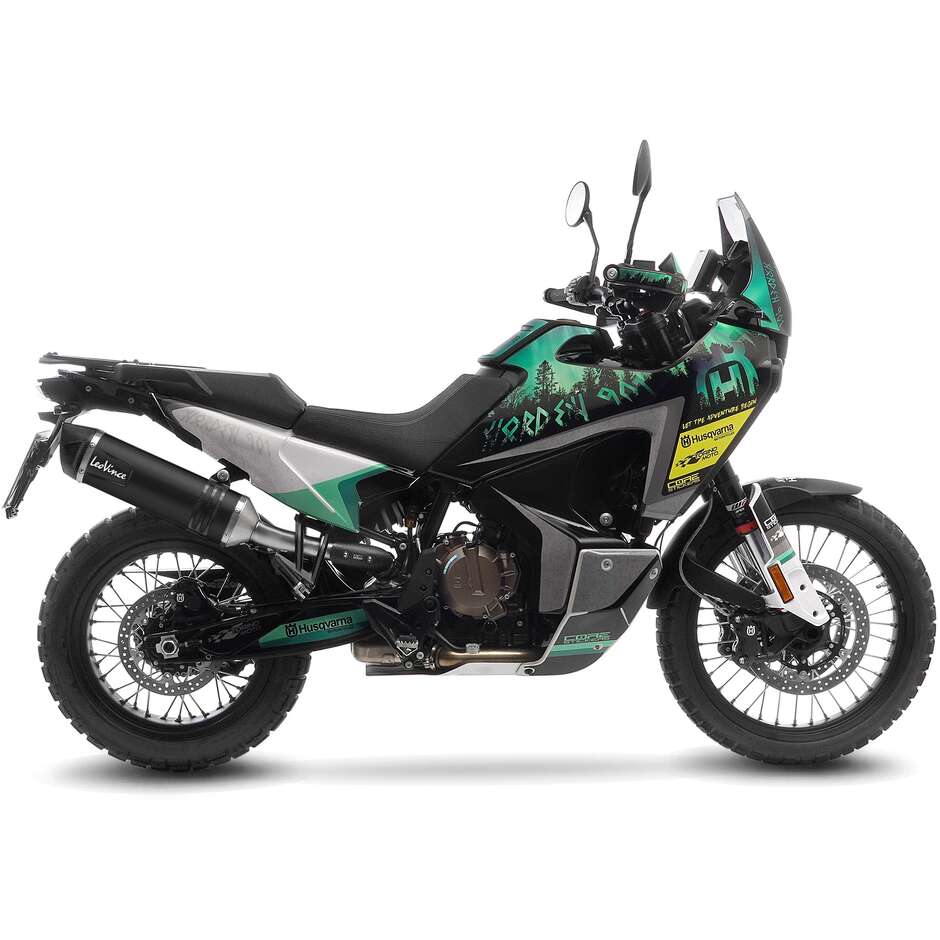 Leovince 14414EB LV ONE EVO BLACK EDITION Slip-On Exhaust Specific For HUSQVARNA Norden901 (22-25)