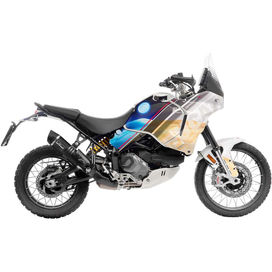 Leovince 14428EB LV ONE EVO BLACK EDITION Slip-On Exhaust Specific For DUCATI DesertX (22-24)
