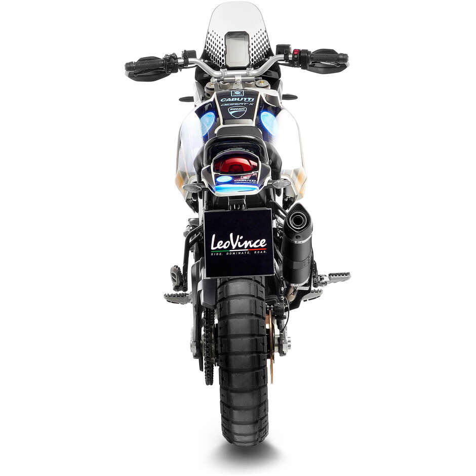Leovince 14428EB LV ONE EVO BLACK EDITION Slip-On Exhaust Specific For DUCATI DesertX (22-24)