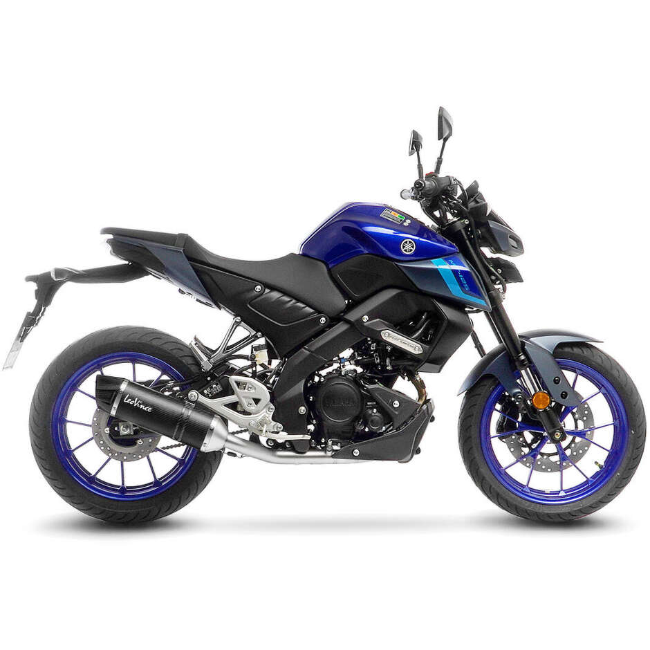 Leovince 14457EU LV ONE EVO Carbon Fiber Slip-On Exhaust Specific for YAMAHA MT-125 (21-26); XSR 125 (21-26); YZF-R 125 (21-26)