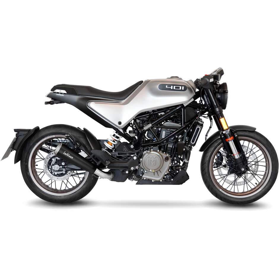 Leovince 15126 GP ONE Slip-On Exhaust Specific For HUSQVARNA Svartpilen125/401 (21-23); Vitpilen125/401 (20-23)