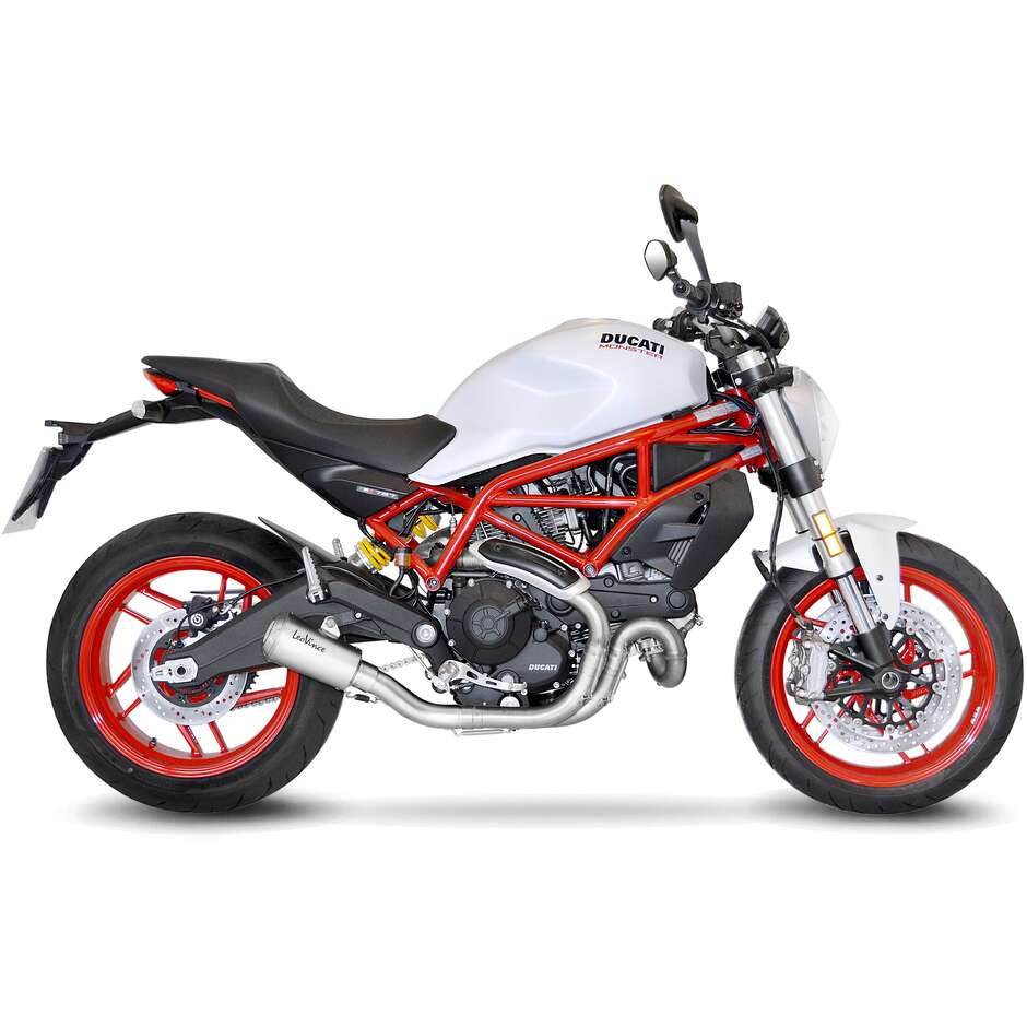 Leovince 15206U LV-10 Slip-On Exhaust Specific For DUCATI Scrambler800 Icon/Classic (15-20); Scrambler800 Cafe Racer/Full Throttle - Monster797 (17-20)