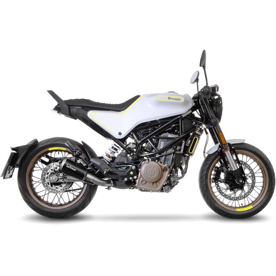 Leovince 15221BU LV-10 BLACK EDITION Exhaust Specific For HUSQVARNA Svartpilen401 - Vitpilen401 (18-19)