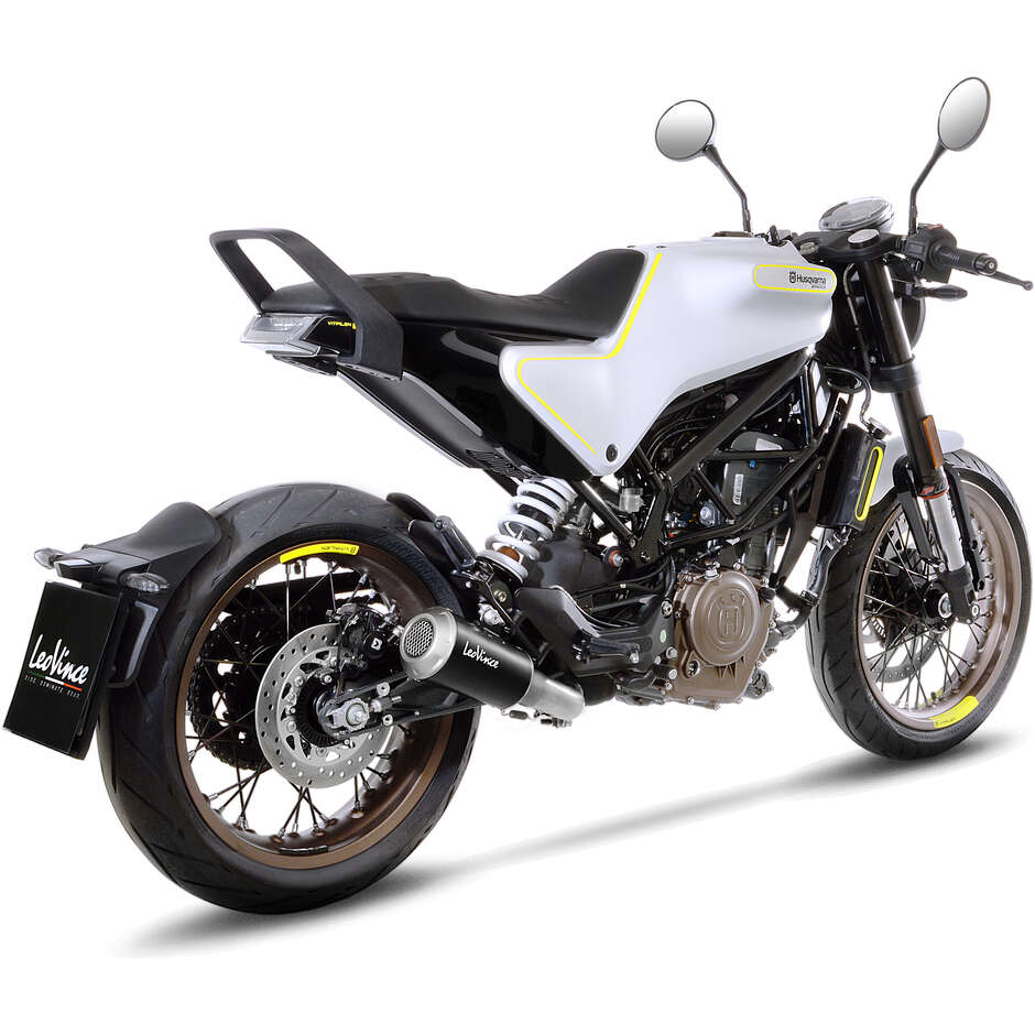 Leovince 15221BU LV-10 BLACK EDITION Exhaust Specific For HUSQVARNA Svartpilen401 - Vitpilen401 (18-19)