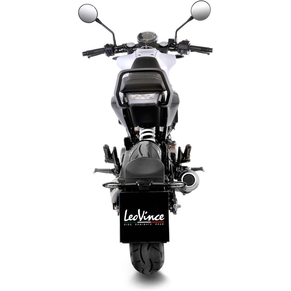 Leovince 15221BU LV-10 BLACK EDITION Exhaust Specific For HUSQVARNA Svartpilen401 - Vitpilen401 (18-19)