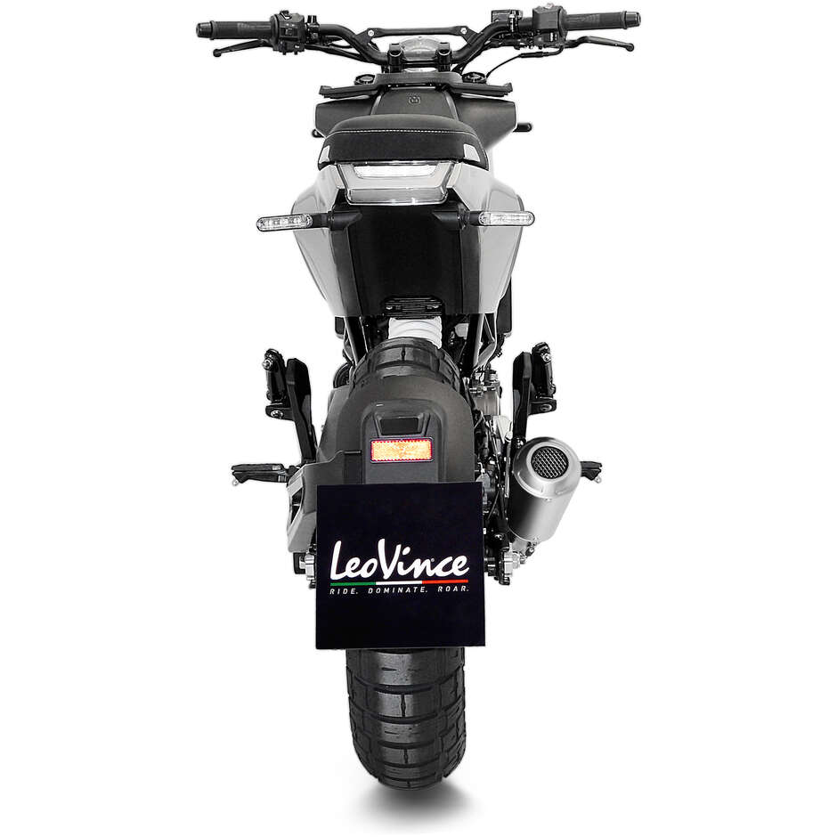 Leovince 15242U LV-10 Exhaust Specific For HUSQVARNA Svartpilen401 - Vitpilen125 (21-23); Svartpilen401 - Vitpilen401 (20-23)
