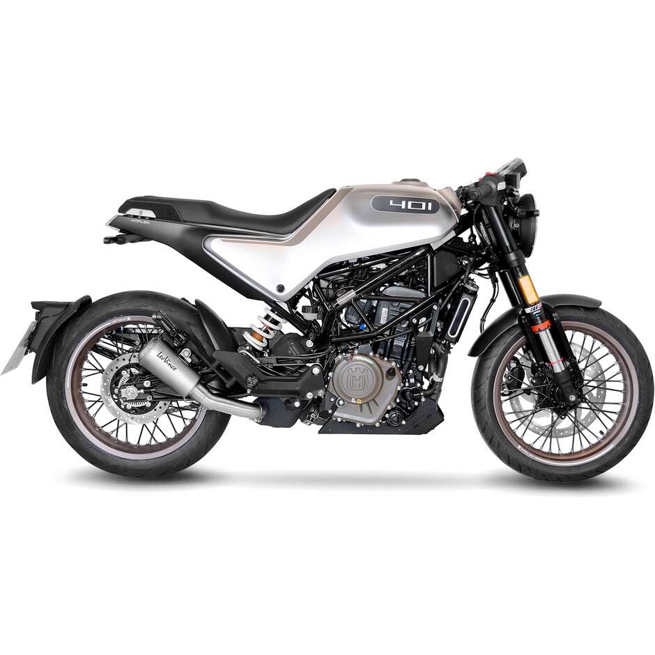 Leovince 15242U LV-10 Exhaust Specific For HUSQVARNA Svartpilen401 - Vitpilen125 (21-23); Svartpilen401 - Vitpilen401 (20-23)
