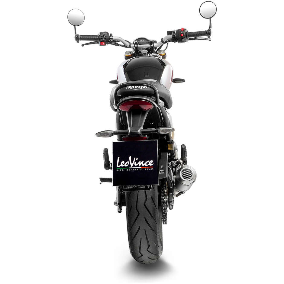 Leovince 15268U LV-10 ONE Slip-On Exhaust Specific For TRIUMPH Speed400 - Scrambler400X (24-25)
