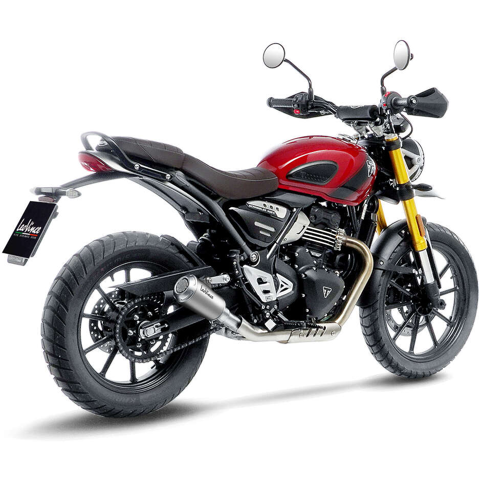 Leovince 15268U LV-10 ONE Slip-On Exhaust Specific For TRIUMPH Speed400 - Scrambler400X (24-25)