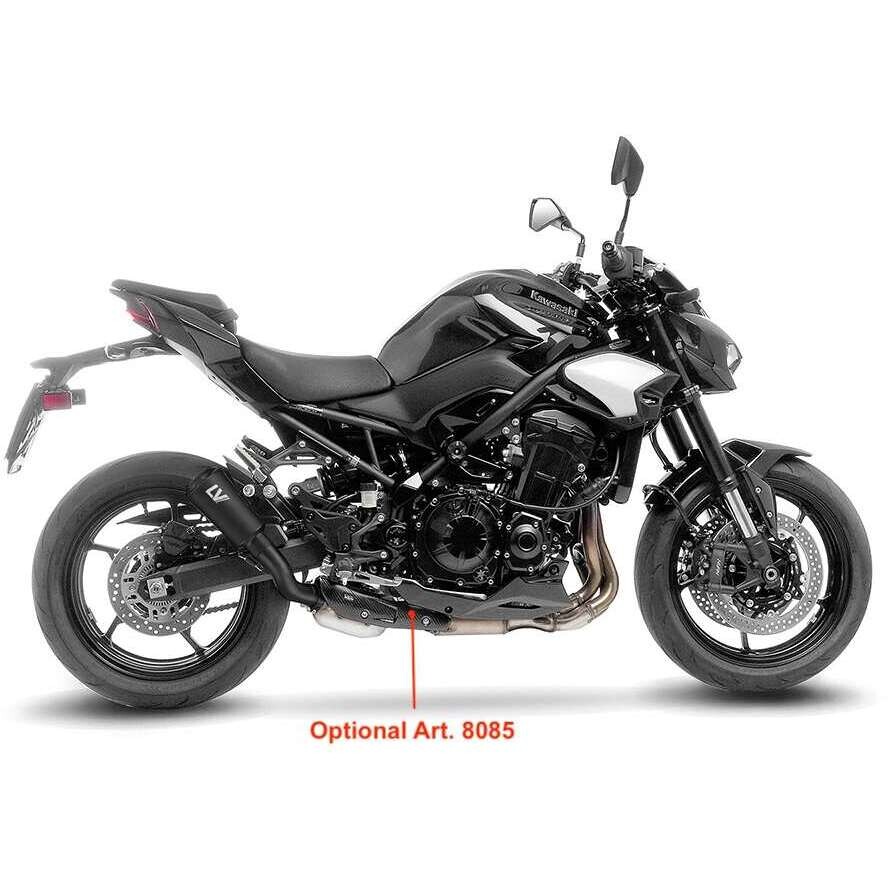 Leovince 15270FB LV-10 FULL BLACK Slip-On Exhaust Specific for KAWASAKI Z900 (2025-26)