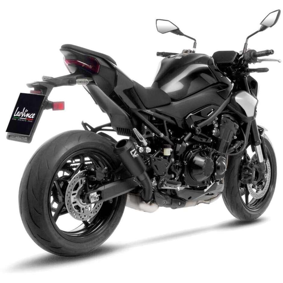 Leovince 15270FB LV-10 FULL BLACK Slip-On Exhaust Specific for KAWASAKI Z900 (2025-26)