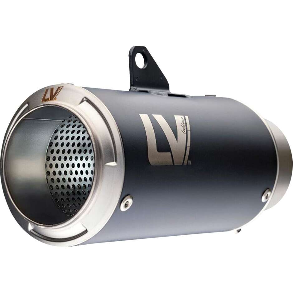 Leovince 15400BU LV CORSA Black Edition Slip-On Auspuffanlage speziell für KAWASAKI Ninja 400 (18-23); Z 400 (19-23); Ninja 500/SE (24-26); Z 500/S (24-26)