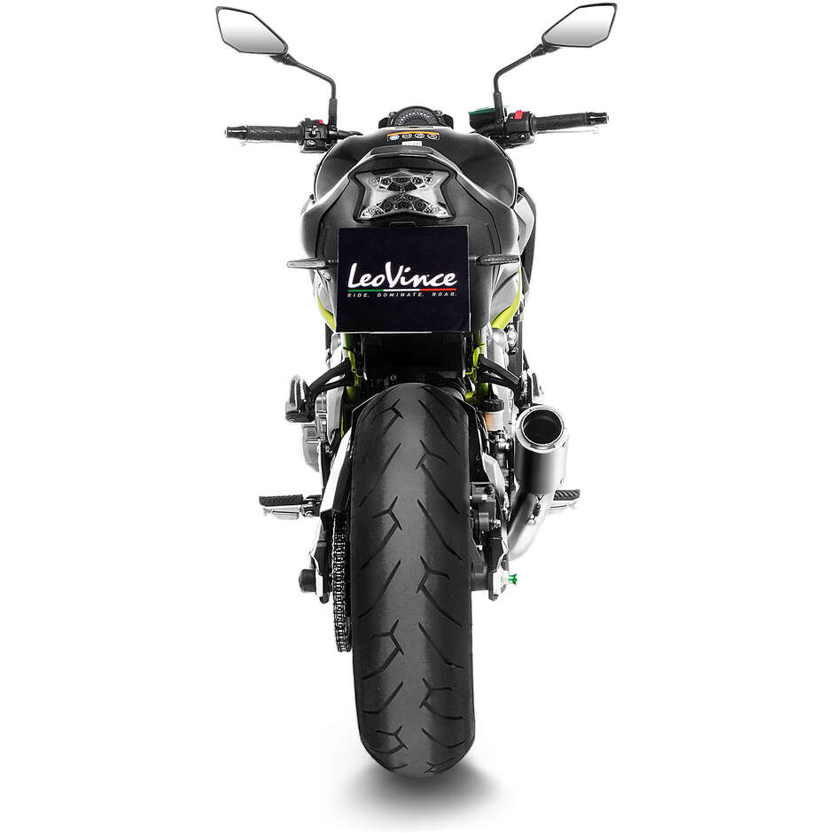 Leovince 15402TU LV CORSA TITANIUM Slip-On-Auspuff speziell für KAWASAKI Z900 (17-19); Z900A2 (18-24)
