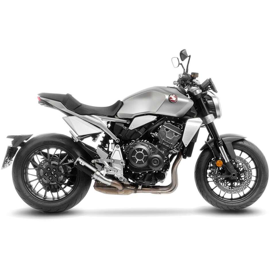 Leovince 15410SFB LV CORSA S Full Black Slip-On Exhaust Specific for HONDA CB 1000 R (18-24)
