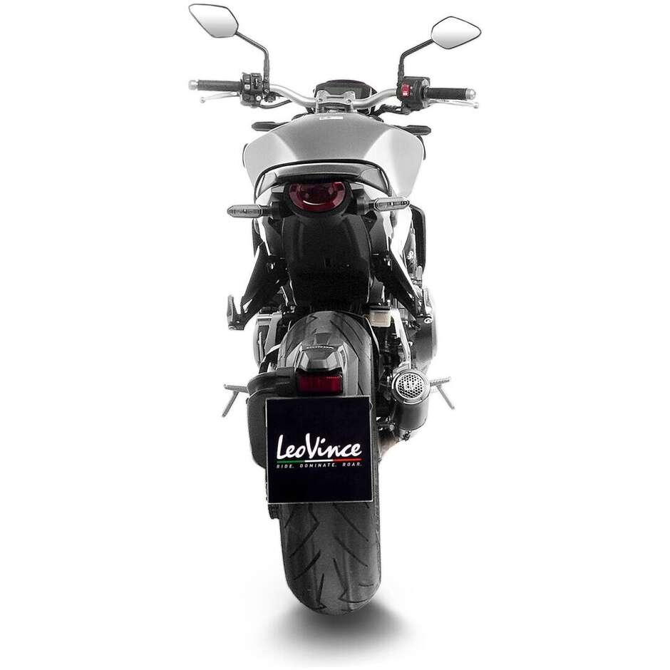 Leovince 15410SFB LV CORSA S Full Black Slip-On Exhaust Specific for HONDA CB 1000 R (18-24)