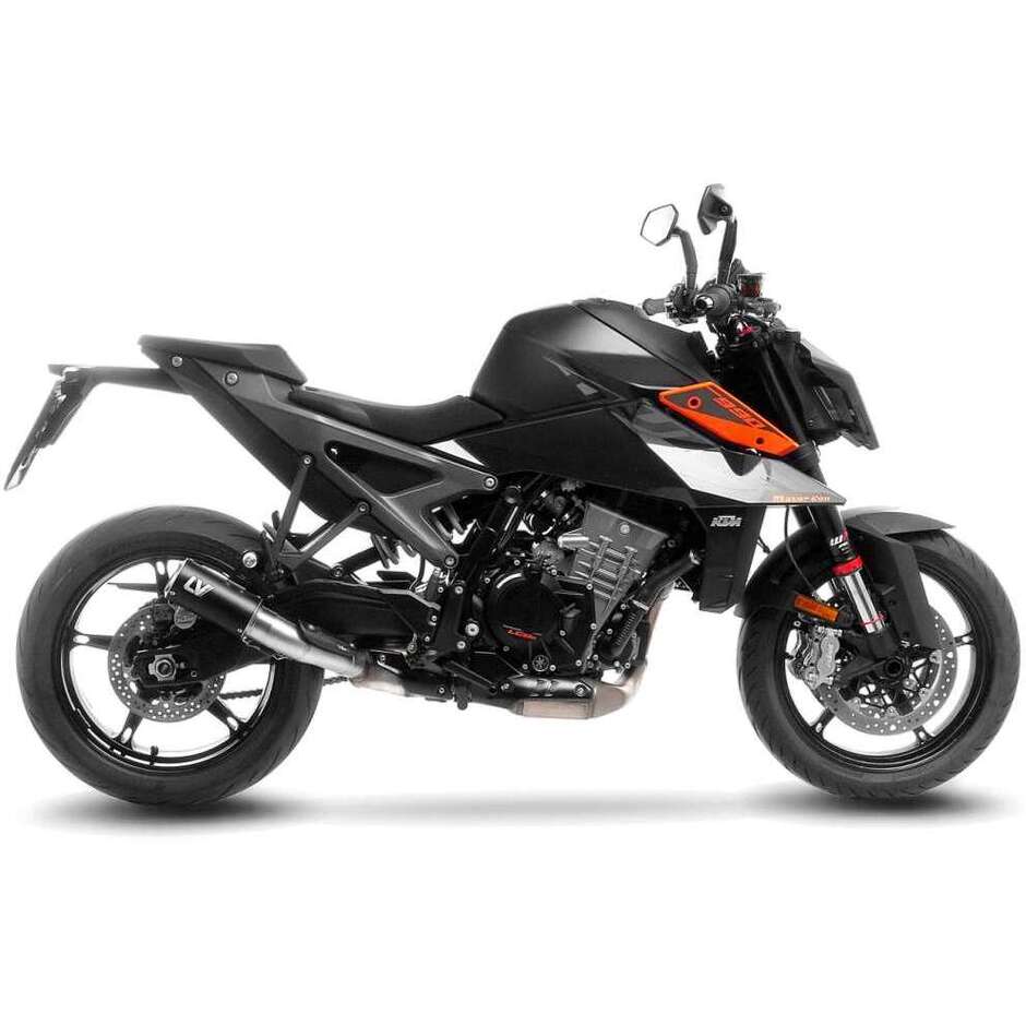 Leovince 15411SBU LV CORSA S Black Edition Slip-On Exhaust Specific for KTM 990 DUKE / R (24-26)