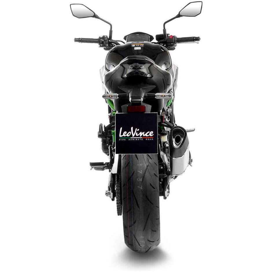 Leovince 15605 LV-14R Slip-On Exhaust Specific For KAWASAKI Z900 (17-19); Z900 A2 (18-24)