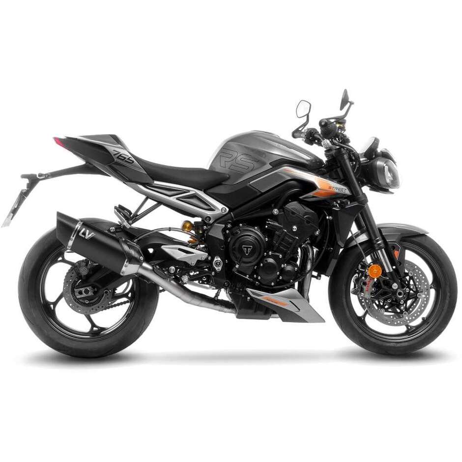 Leovince 15608BU LV-14 R BLACK EDITION Full-System Complete Exhaust Specific For TRIUMPH Street Triple765 R/RS/A2 (23-24)