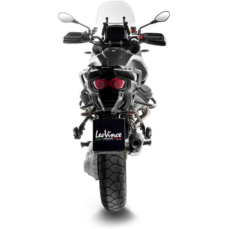 Leovince 15613T LV-14 Titanium Slip-On Exhaust Specific for MOTO GUZZI Stelvio (24-26)