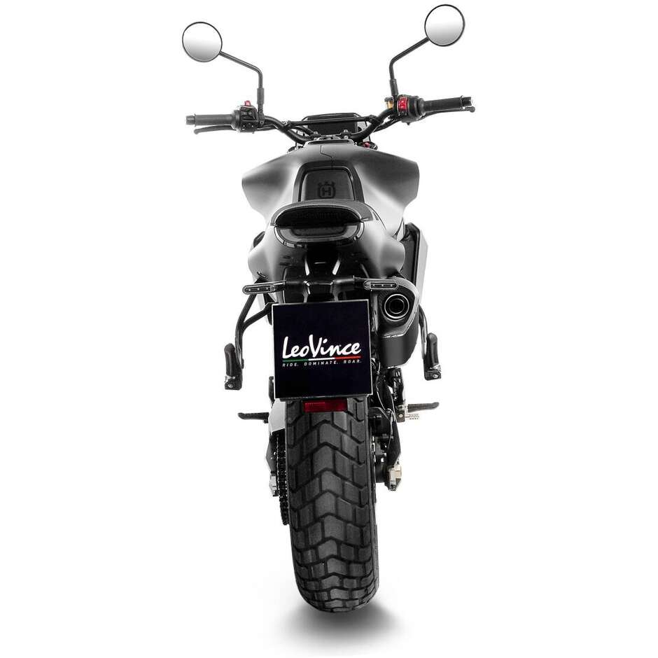Leovince 15615B LV-14 Black Edition Slip-On Exhaust Specific for HUSQVARNA Svartpilen 801 (24-26)