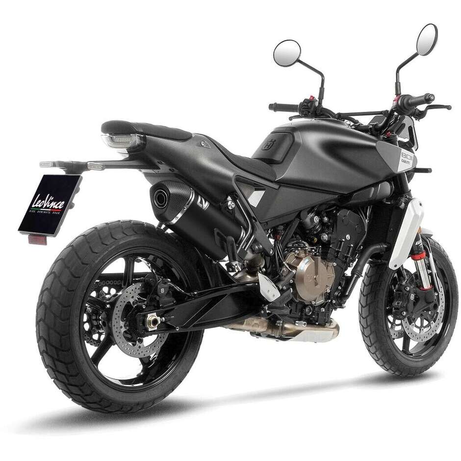 Leovince 15615B LV-14 Black Edition Slip-On Exhaust Specific for HUSQVARNA Svartpilen 801 (24-26)