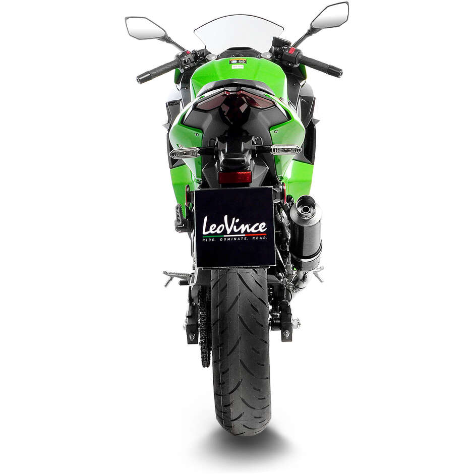 Leovince 3389U GP CORSA Slip-On Exhaust Specific For KAWASAKI Ninja500 - Z500 (24-25); Ninja400 (18-23); Z400 (19-23)