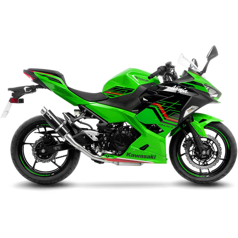 Leovince 3389U GP CORSA Slip-On Exhaust Specific For KAWASAKI Ninja500 - Z500 (24-25); Ninja400 (18-23); Z400 (19-23)