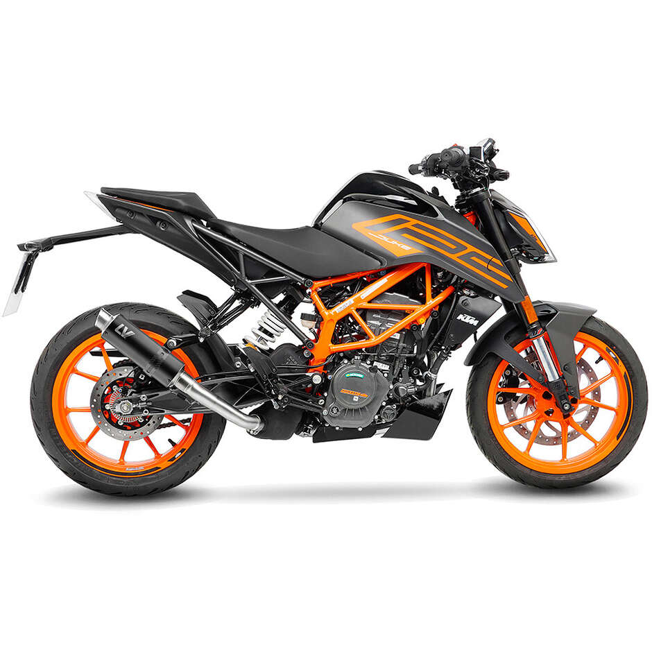 Leovince 3399BU GP CORSA BLACK EDITION Slip-On Exhaust Specific For KTM Duke125/390 (21-23)