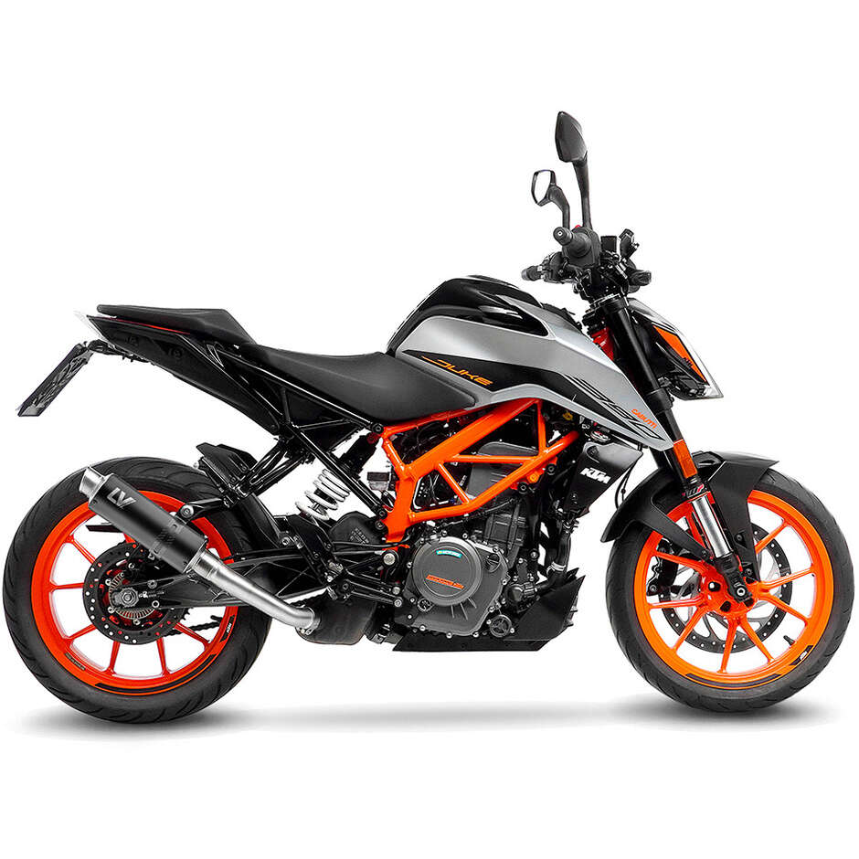 Leovince 3399BU GP CORSA BLACK EDITION Slip-On Exhaust Specific For KTM Duke125/390 (21-23)