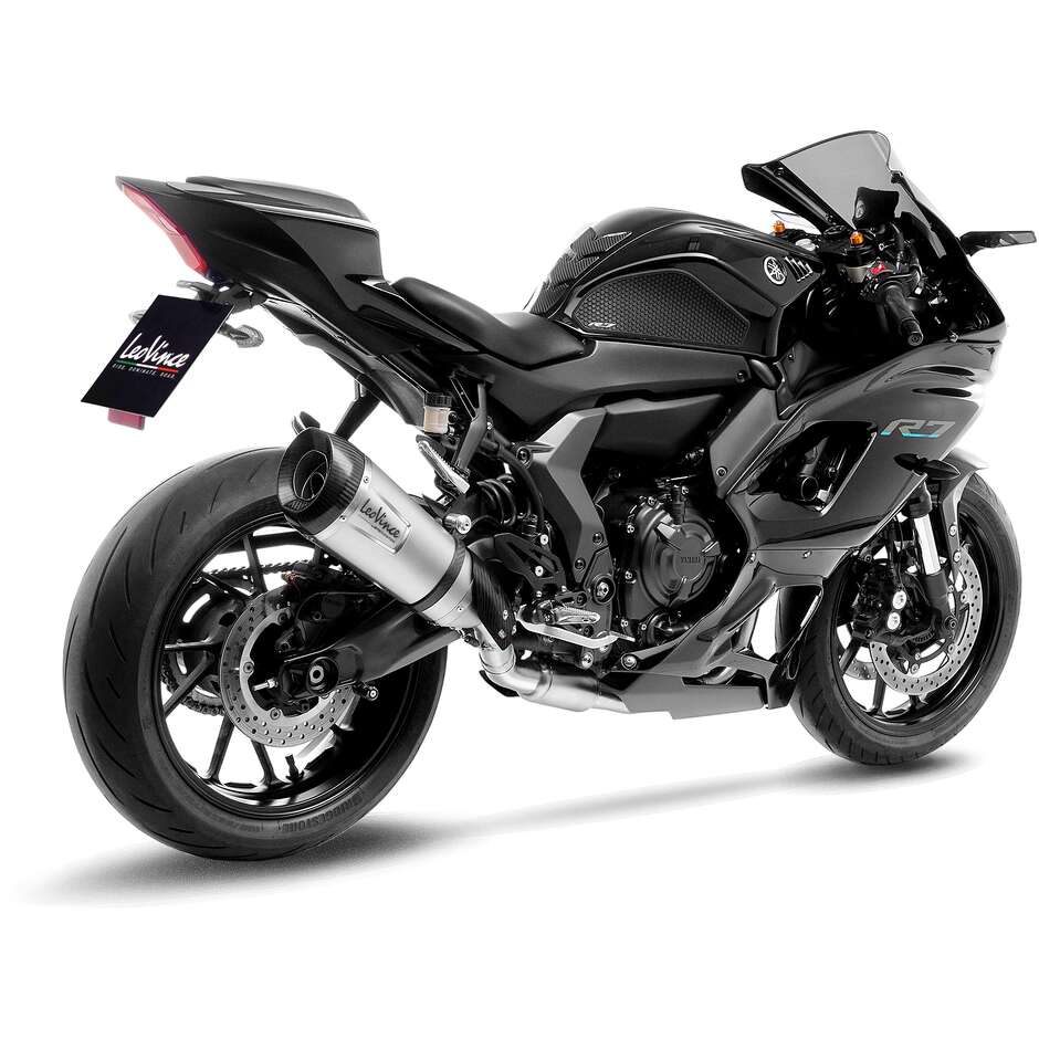 Leovince Full System Complete Exhaust 14405STU EXHAUST FACTORY S TITANIUM Specific For YAMAHA YZF-R7 (21-24)