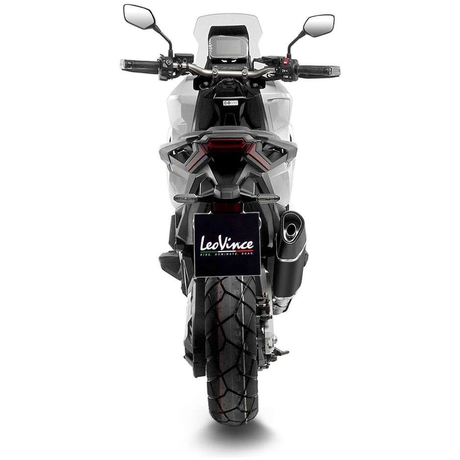 Leovince LV-14 R Black Edition Slip-On Exhaust Specific for HONDA X-ADV (17-26); Forza 750 (21-26)