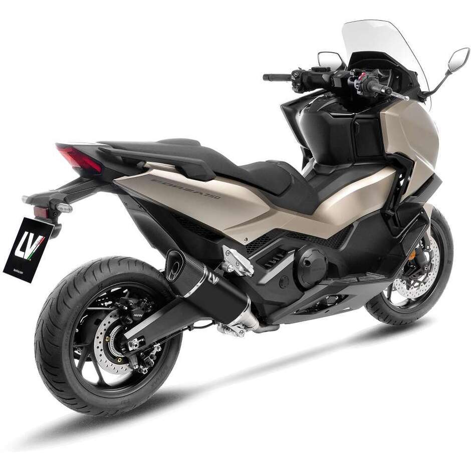 Leovince LV-14 R Black Edition Slip-On Exhaust Specific for HONDA X-ADV (17-26); Forza 750 (21-26)