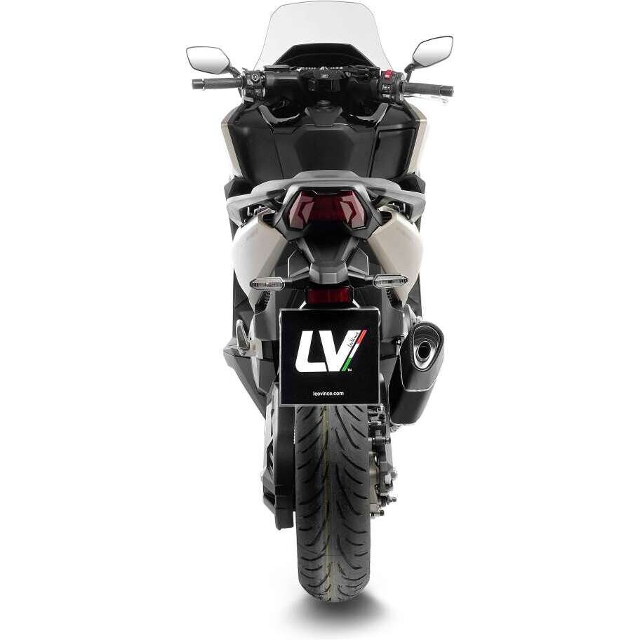 Leovince LV-14 R Black Edition Slip-On Exhaust Specific for HONDA X-ADV (17-26); Forza 750 (21-26)